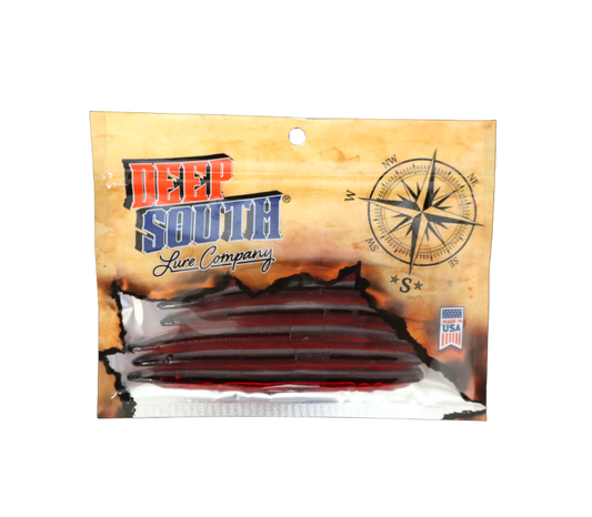 Core Shot Bass Worm 5" - Cherry Bomb