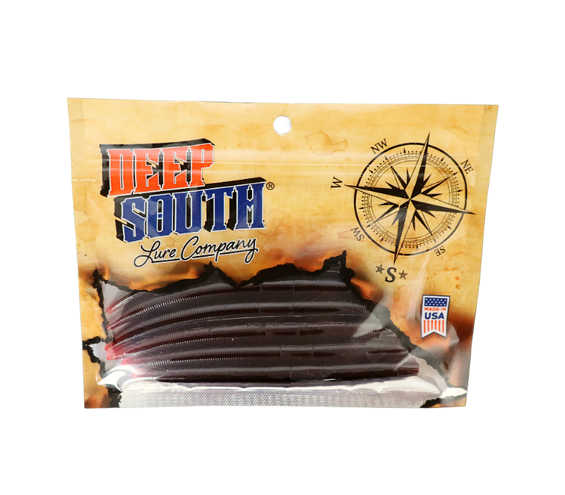 Core Shot Bass Worm 5" - Plum Krazy