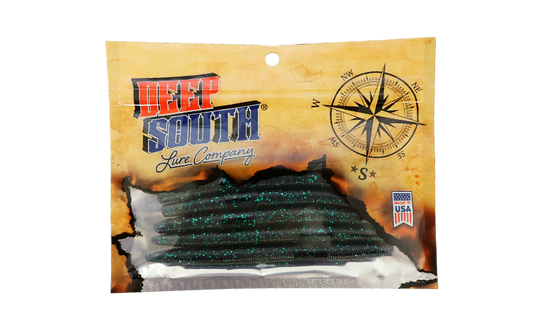 Elite Bass Worm 5" - Junebug