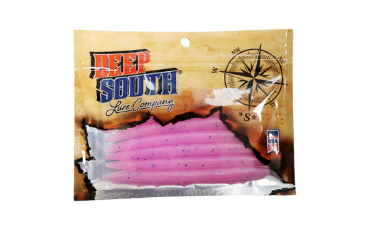 Elite Bass Worm 5" - Bubblegum Blue