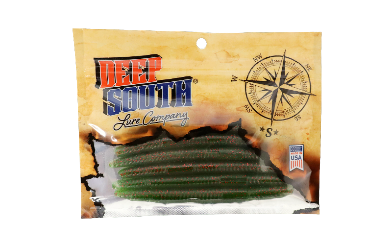 Elite Bass Worm 5" - Watermelon Red