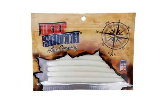 Elite Bass Worm 5" - Blanco