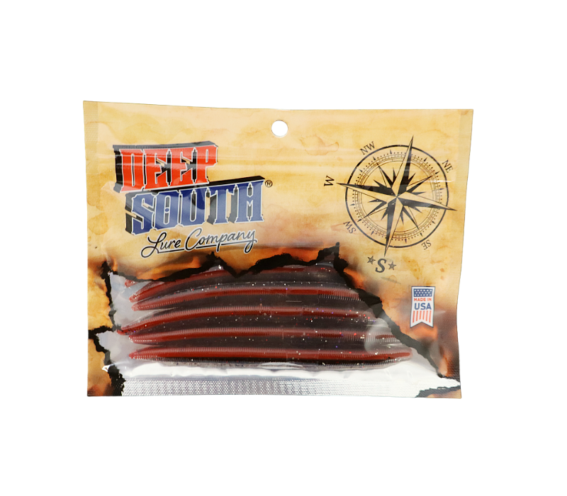 Core Shot Bass Worm 5" - Blind Berry