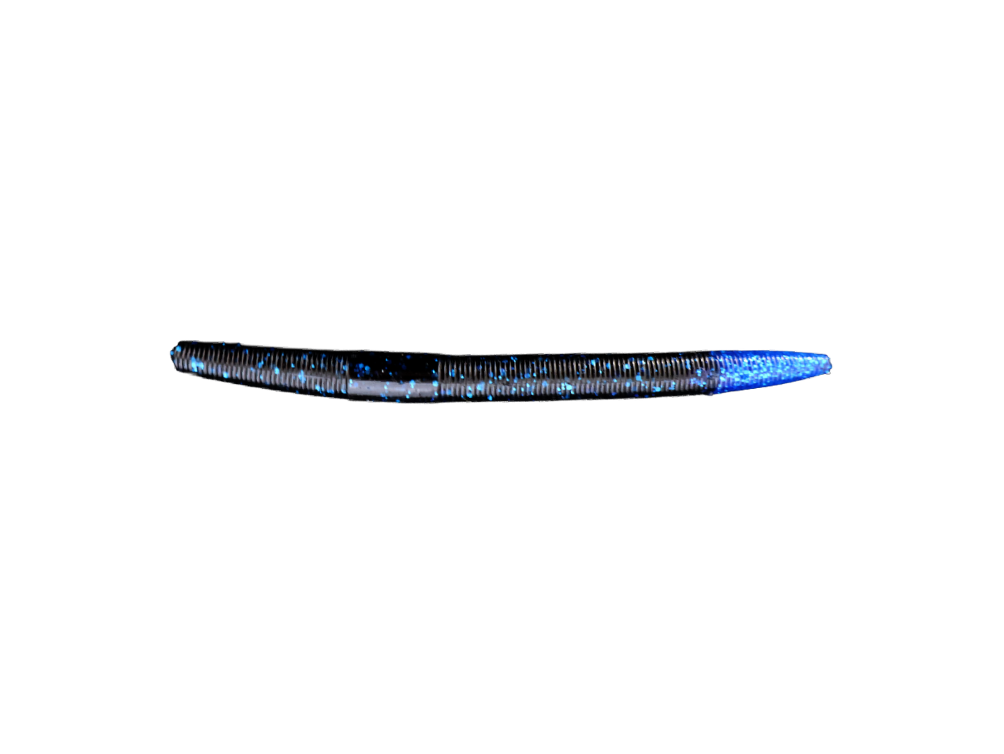 Elite Bass Worm 5" - Blue on Black