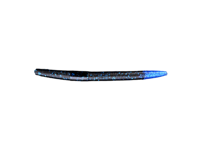 Elite Bass Worm 5" - Blue on Black