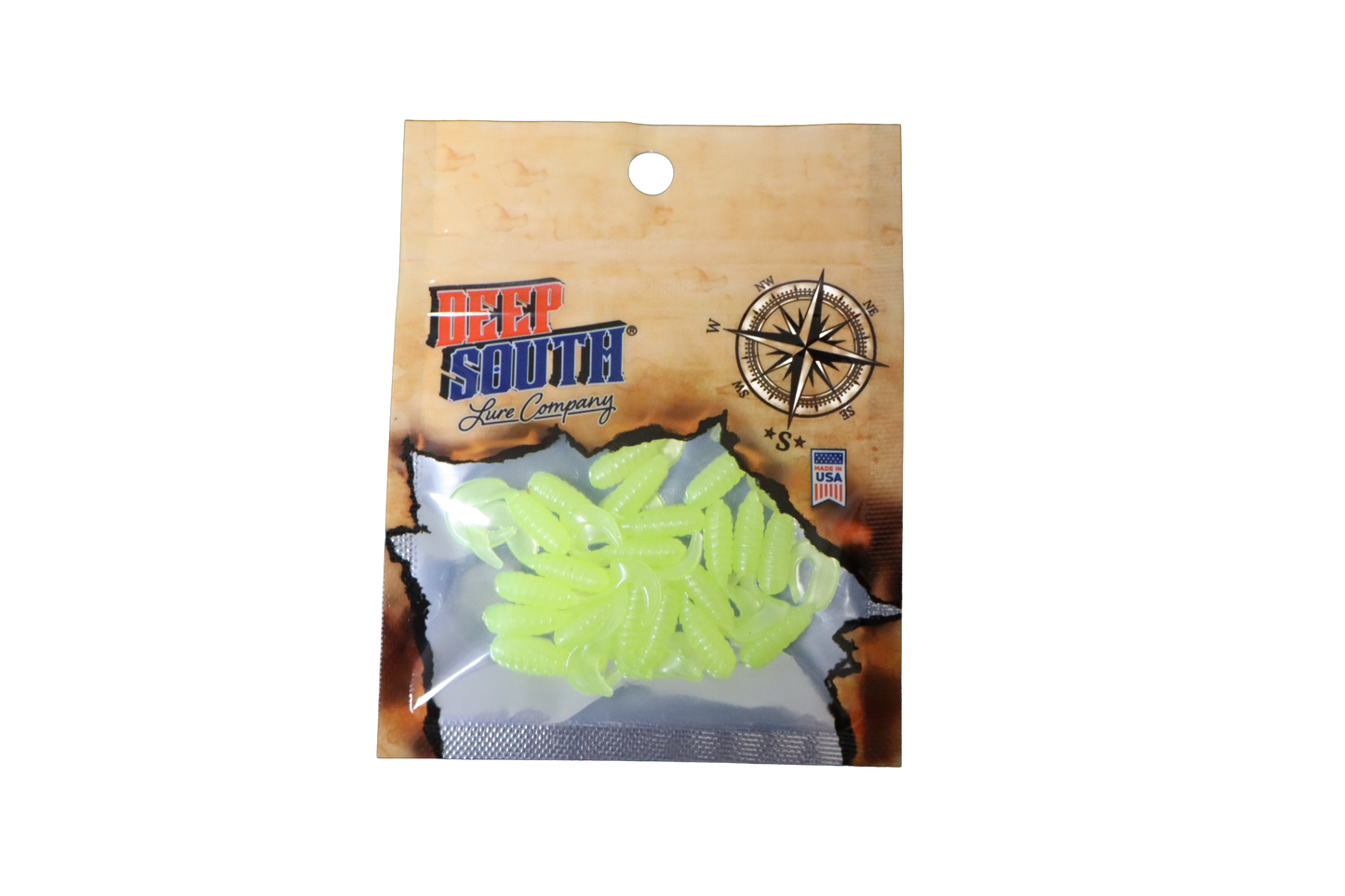 Micro Curls 1" - Chartreuse