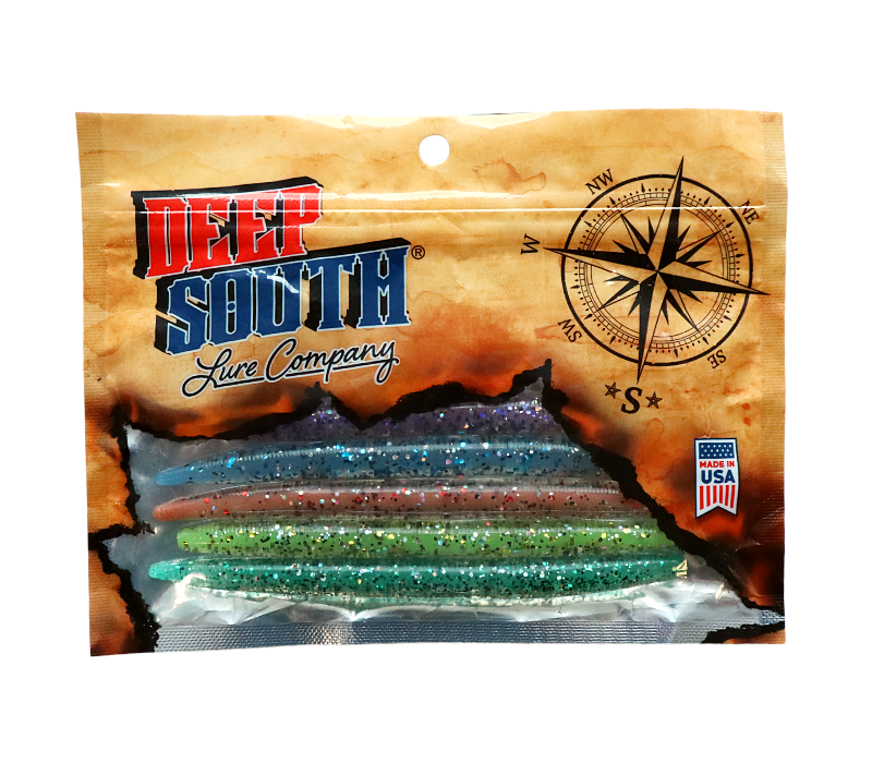 Core Shot Bass Worm 5" - Five Colors