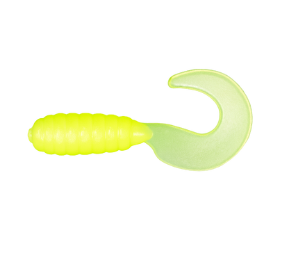 Micro Curls 1" - Chartreuse