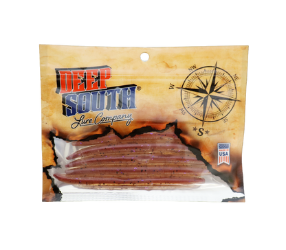 Core Shot Bass Worm 5" - Peanut Butter Jelly