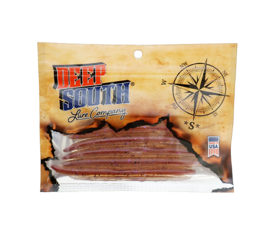 Core Shot Bass Worm 5" - Peanut Butter Jelly