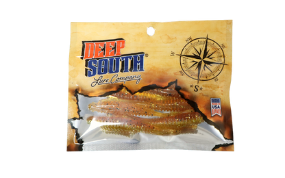 Sonic Shads 4" - Motor Oil Gold
