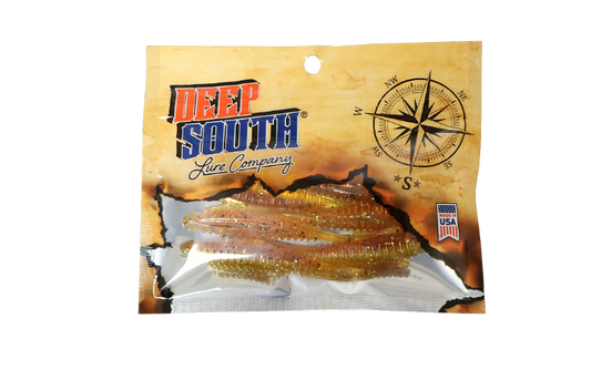 Sonic Shads 4" - Motor Oil Gold