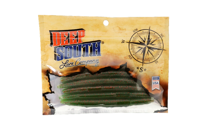 Elite Bass Worm 5" - Watermelon Red