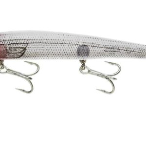 Bomber Long A Silver Flash Red Head Floater Lure