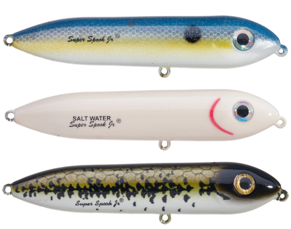 Heddon Super Spook Jr | 3 Pack | Bone, Baby Bass, Foxy Shad - Image 2